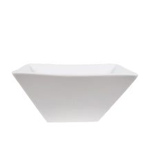 Load image into Gallery viewer, White Porcelain Flared Square Serving Bowls IEP