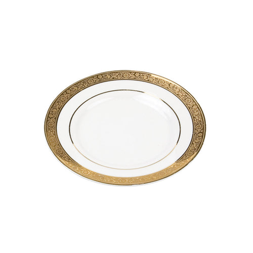 Porcelain- White with Thick Gold Rim Bread & Butter Plate IEP