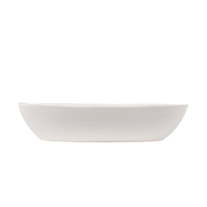 White Porcelain Oval Family Style Serving Bowl IEP
