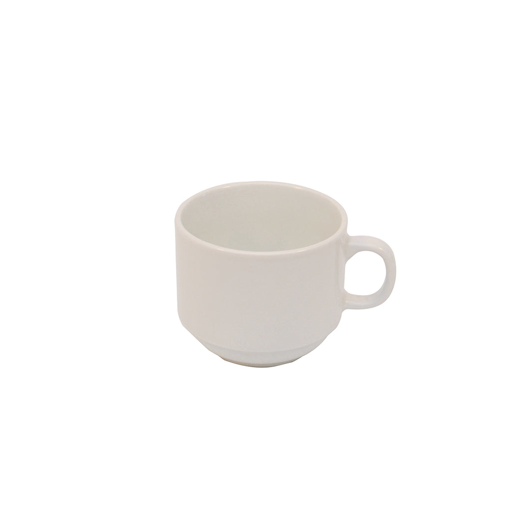White Porcelain Stacking Coffee Cup IEP