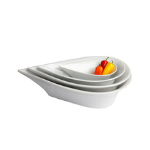 Load image into Gallery viewer, White Porcelain Teardrop Bowls IEP