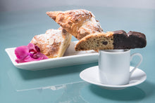 Load image into Gallery viewer, White Porcelain Deep Rectangle Platter with Demitasse Cup IEP