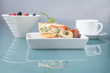 Load image into Gallery viewer, White Porcelain 5&quot;x7&quot; Rectangle Tray IEP