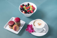Load image into Gallery viewer, White Porcelain 5&quot; Square Hors d&#39;oeuvre Plate IEP