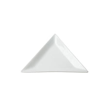 Load image into Gallery viewer, White Porcelain Triangle Plates IEP