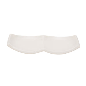 White Porcelain Duo Plate IEP