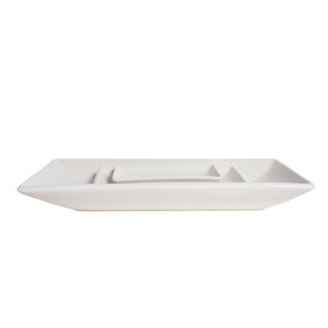 White Porcelain Deep Rectangle Platters IEP