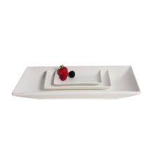 Load image into Gallery viewer, White Porcelain Deep Rectangle Platters IEP