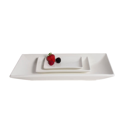 White Porcelain Deep Rectangle Platters IEP