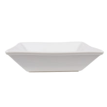 Load image into Gallery viewer, White Porcelain Flared Square Serving Bowls IEP