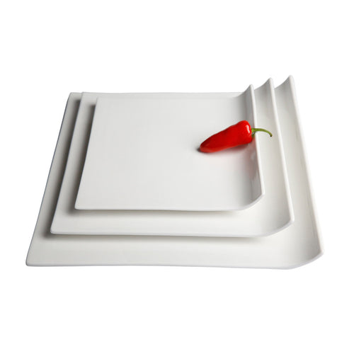 White Porcelain Passed Hors d'oeuvre Tray IEP