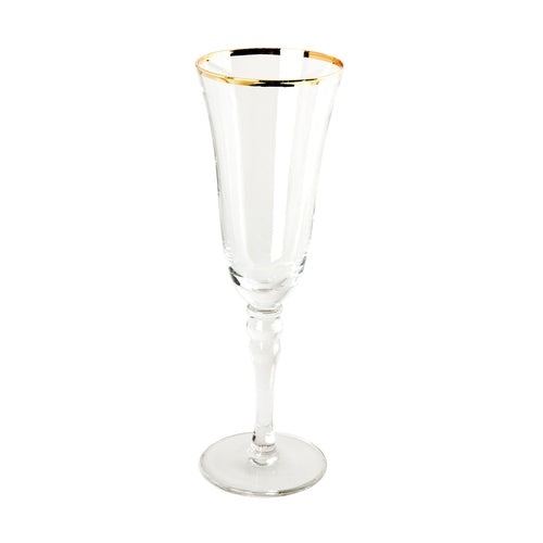 Thin Gold Rim Champagne Flute IEP