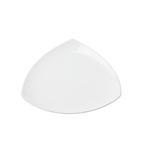 Porcelain Rounded Triangle Coupe Plates IEP