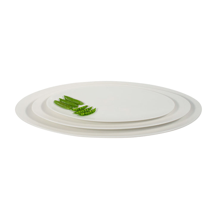 White Porcelain Slender Oval Platters IEP