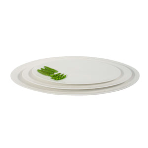 White Porcelain Slender Oval Platters IEP