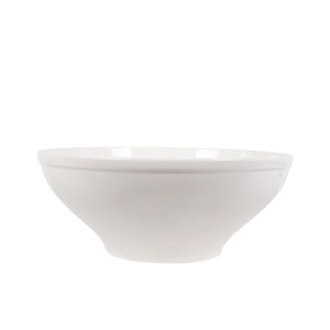 White Porcelain Fluted Round Serving Bowls IEP