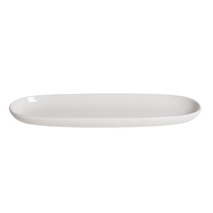 White Porcelain Narrow Oval Platter IEP