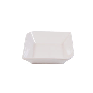 White Porcelain Parallelogram Bowl IEP