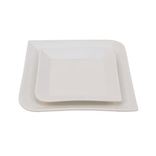 Load image into Gallery viewer, White Porcelain Parallelogram Plates IEP