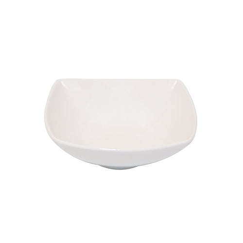 White Porcelain Rounded Square Bowl 10oz IEP