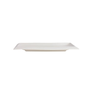 White Porcelain Reverse Rim Rectangle Platters IEP