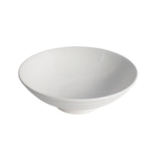 Load image into Gallery viewer, White Porcelain Ribbed Round Serving Bowls IEP