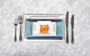 White Porcelain Shallow & Deep Rectangle Platters IEP