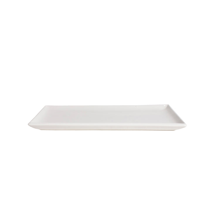 White Porcelain Shallow Rectangle Platters IEP