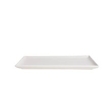 Load image into Gallery viewer, White Porcelain Shallow Rectangle Platters IEP