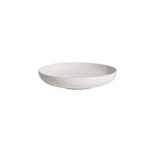White Porcelain Shallow Round Serving Bowls IEP
