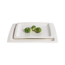 Load image into Gallery viewer, White Porcelain Shallow Square Plates IEP