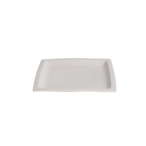 White Porcelain Shallow Square Plates IEP