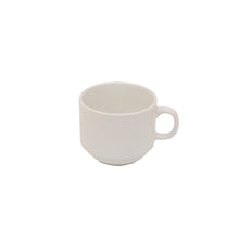 Load image into Gallery viewer, White Porcelain Stacking Coffee Cup IEP