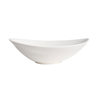 White Porcelain Swoop Bowl IEP