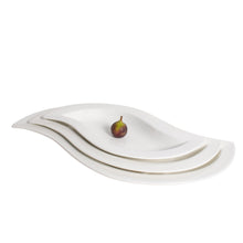 Load image into Gallery viewer, White Porcelain Wave Bowl IEP