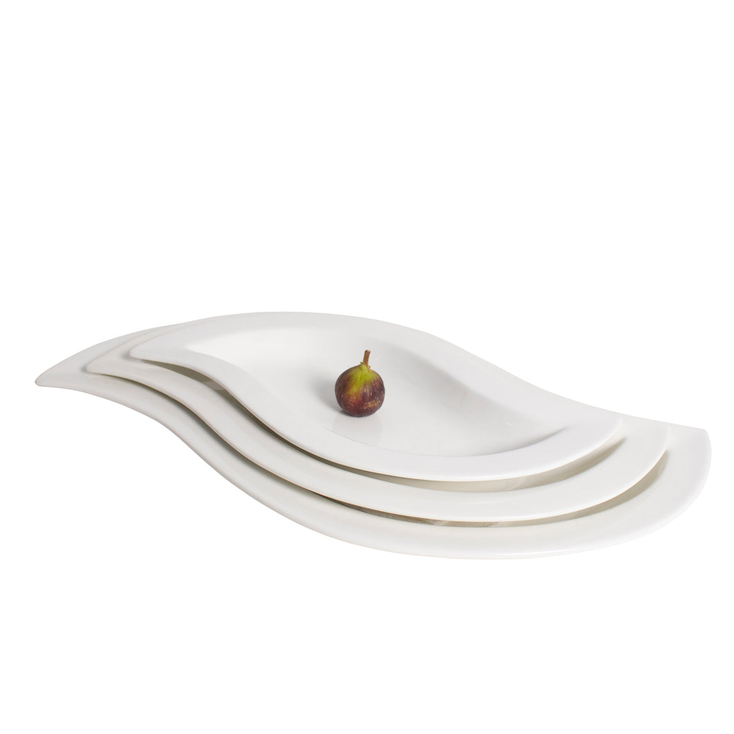 White Porcelain Wave Bowl IEP