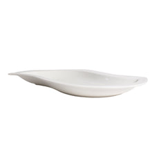 Load image into Gallery viewer, White Porcelain Wave Shape Serving Platters IEP