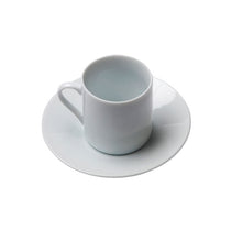 Load image into Gallery viewer, White Porcelain Demitasse Espresso Cup with Saucer IEP