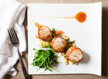 Load image into Gallery viewer, White Porcelain Passed Hors d&#39;oeuvre Tray IEP
