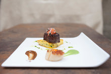 Load image into Gallery viewer, White Porcelain Passed Hors d&#39;oeuvre Tray IEP